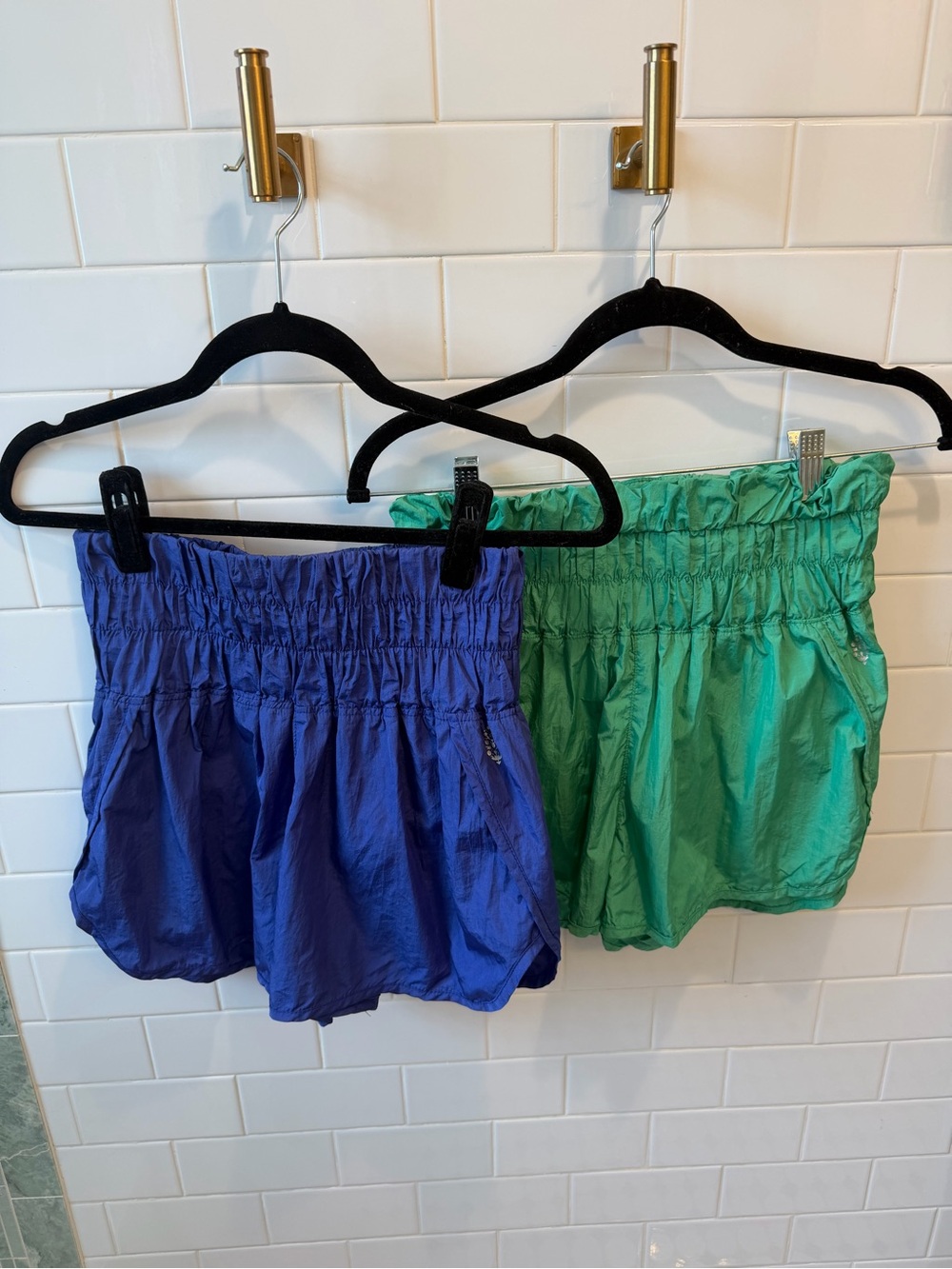 Two pairs (bundled) FP Movement by Free People on the way home shorts